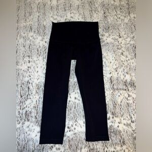 Lululemon black cropped leggings